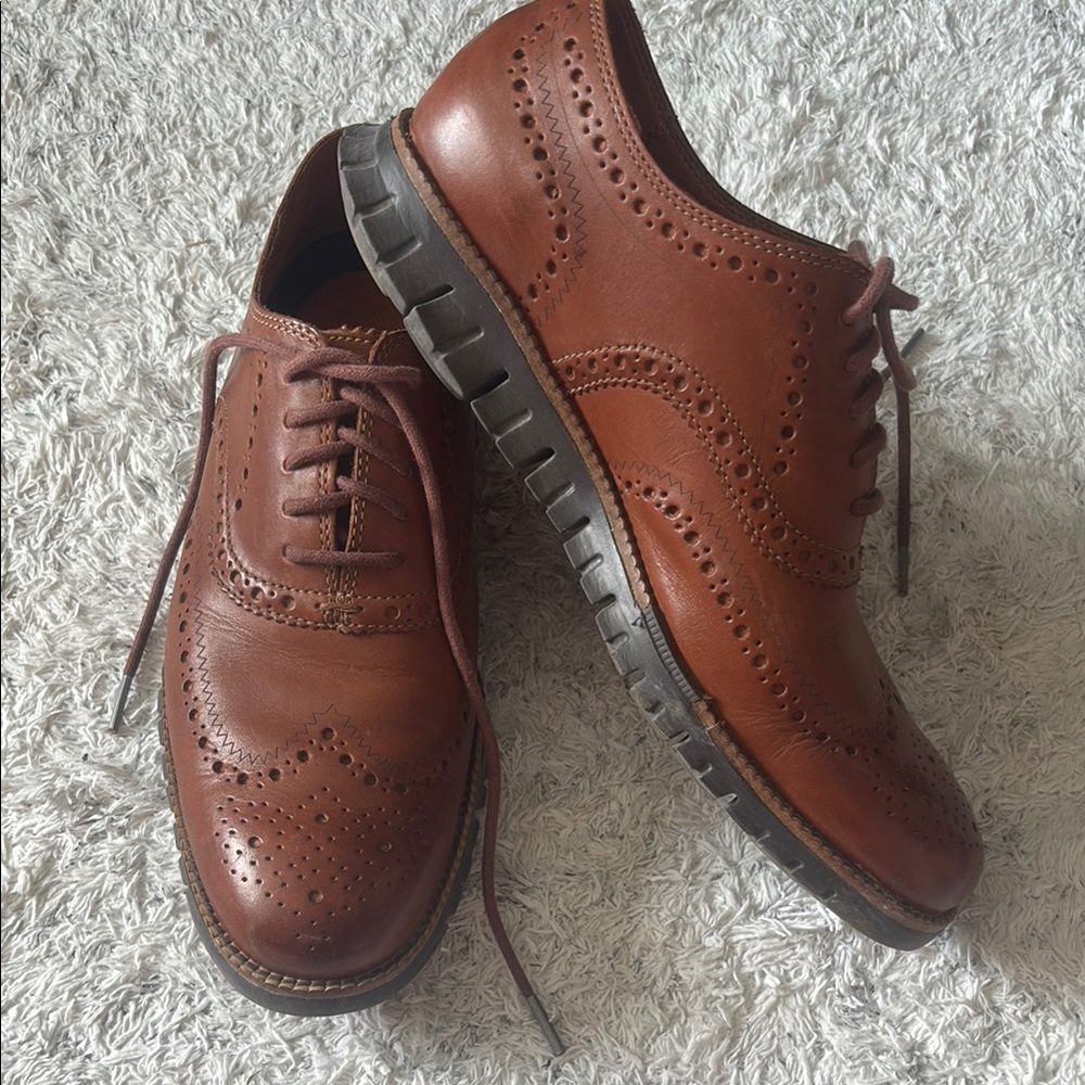 Cole Haan Men's Brown Wingtip Oxfords
